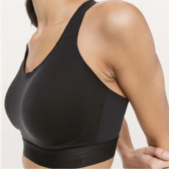 Lululemon | Fine Form Black High Support Bra | 34A - Picture 5 of 6
